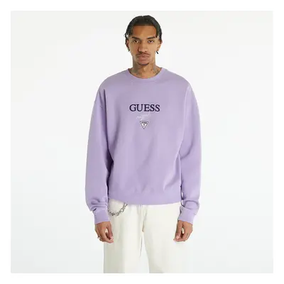 Pulóver GUESS Go Baker Logo Crewneck Light Iris Multi