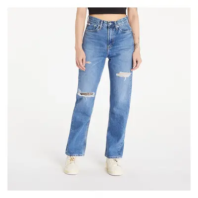 Nadrágok Calvin Klein Jeans High Rise Straight Denim Medium