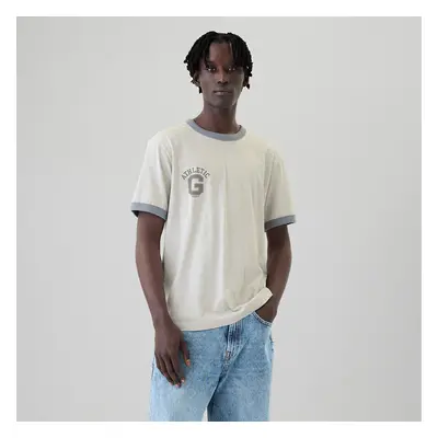 Póló GAP Logo Tee Oatmeal Heather