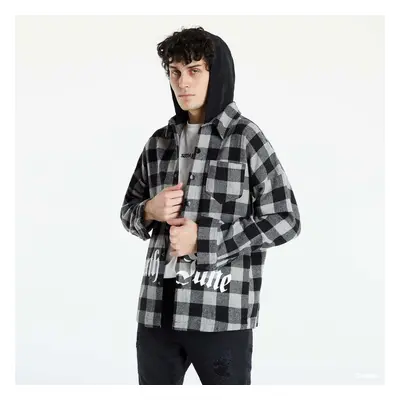 Ing Sixth June Tartan Hooded Shirt Grey