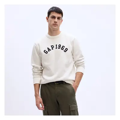 Pulóver GAP Crewneck Logo Sweatshirt Carls Stone