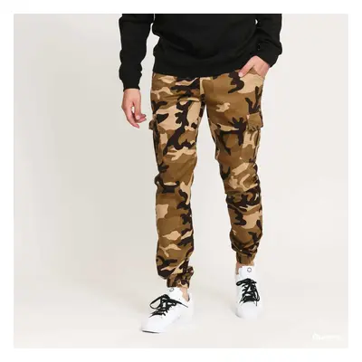 Nadrágok Urban Classics Camo Cargo Jogging Pants 2.0 Camo Beige