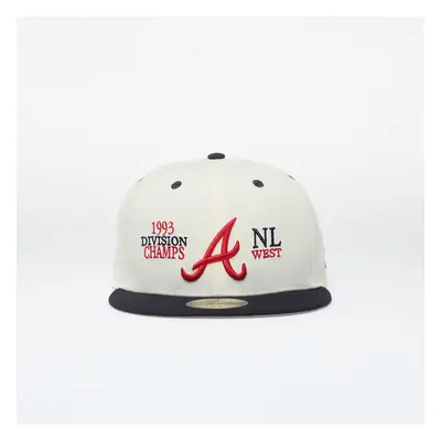 Baseball sapka New Era Atlanta Braves 59FIFTY Fitted Cap Chrome White