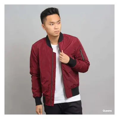 Kabát Urban Classics 2-Tone Bomber Jacket burgundy