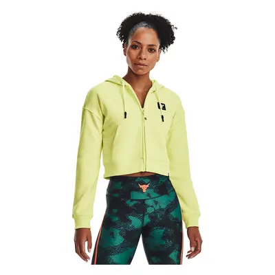 Pulóver Under Armour Project Rck Hw Terry Fz Green