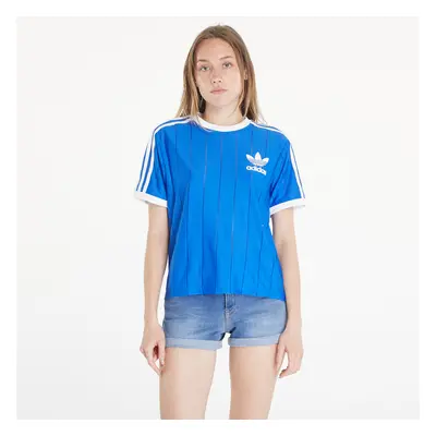 Póló adidas Adicolor 3 Stripes Pinstripe Short Sleeve Tee Blue