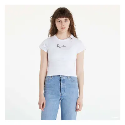 Póló Karl Kani Small Signature Short Tee White