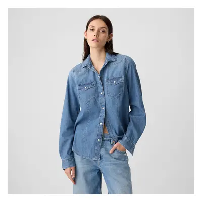 Ing GAP Denim Shirt Medium Wash