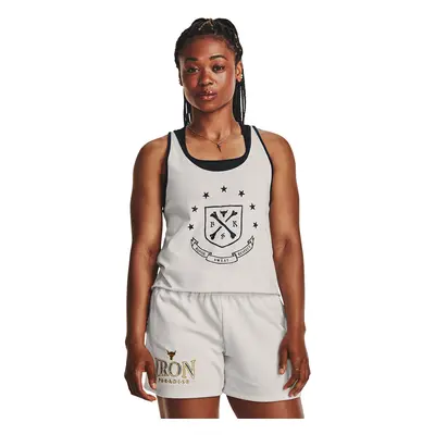 Under Armour Project Rck Q3 Arena Tank White Clay