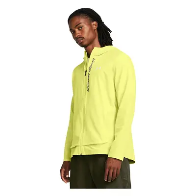 Kabát Under Armour Outrun The Storm Jacket Lime Yellow