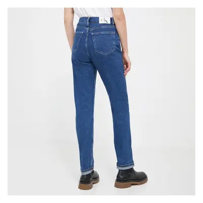 Nadrágok CALVIN KLEIN JEANS Authentic Slim Straight Blue