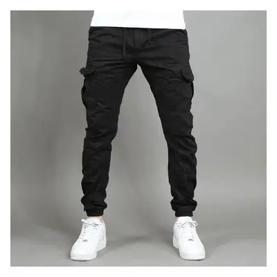 Nadrágok Urban Classics Cargo Jogging Pants Black