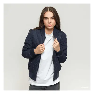 Kabát Urban Classics Ladies Diamond Quilt Nylon Jacket Navy