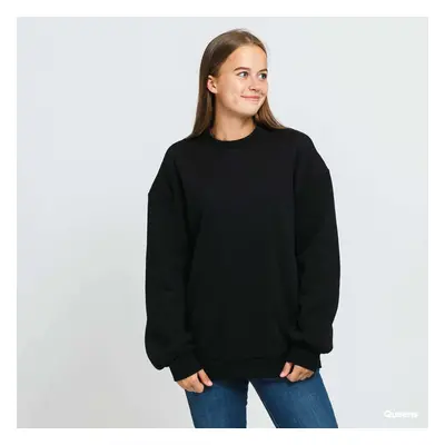 Pulóver Urban Classics Ladies Organic Oversized Crew Black