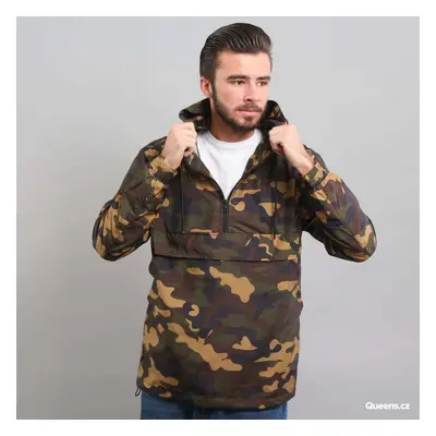 Széldzseki Urban Classics Camo Pull Over Windbreaker Camo Green