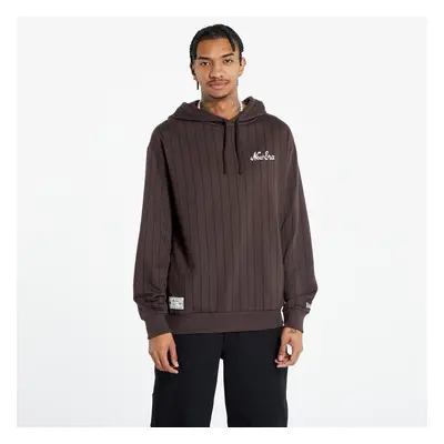 Pulóver New Era Heritage Pinstripe Oversized Hoodie UNISEX Nfl Brown Suede/ Black