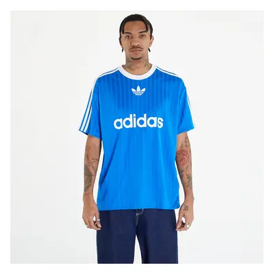 Póló adidas Adicolor Poly Short Sleeve Tee Blue Bird/ White