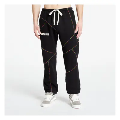 Melegítőnadrág PLEASURES Vein Sweatpants Black