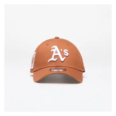 Baseball sapka New Era Oakland Athletics MLB Side Patch 9FORTY Adjustable Cap Brown/ White