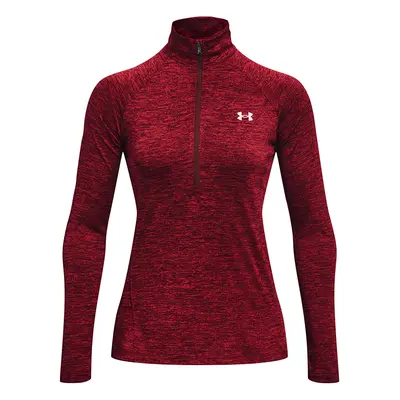 Pulóver Under Armour Tech 1/2 Zip - Twist Chestnut Red