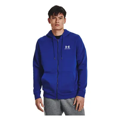 Pulóver Under Armour Essential Fleece Fz Hood Royal