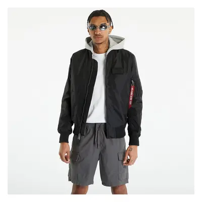 Kabát Alpha Industries MA-1 TT Hood Black