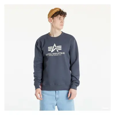 Pulóver Alpha Industries Basic Sweater Grey / Black