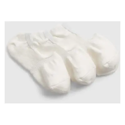 GAP No Show Socks 3-Pack New Off White