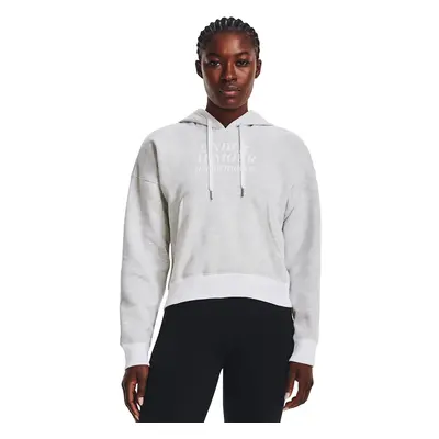 Pulóver Under Armour Essential Script Hoodie White