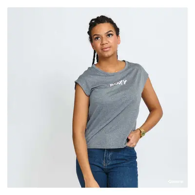 Póló Roxy Training Girl Tee Melange Dark Grey