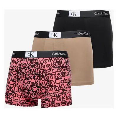 Calvin Klein Cotton Stretch Amplified Classics Trunk 3-Pack Multicolor