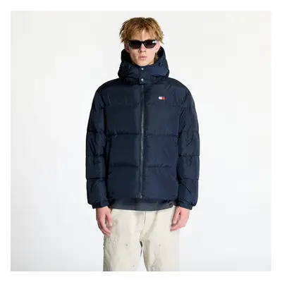 Kabát Tommy Jeans Flag Back Alaska Puffer Jacket Blue