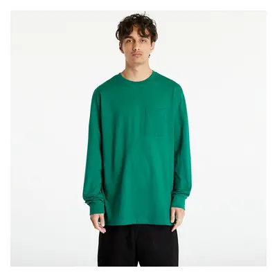 Póló Urban Classics Heavy Oversized Pocket Longsleeve Green