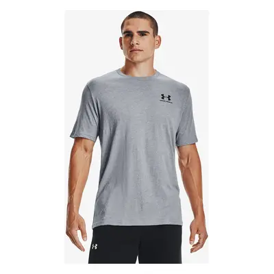 Póló Under Armour Sportstyle Left Chest Short Sleeve T-Shirt Gray