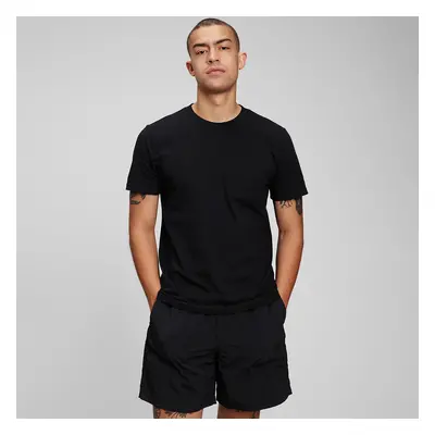 Póló GAP Basic Pocket Tee True Black V2