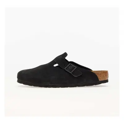 Sneakers Birkenstock Boston Soft Footbed Velvet Leather Black