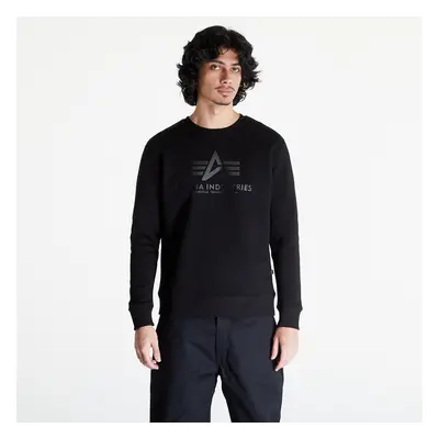 Pulóver Alpha Industries Basic Sweater Carbon Black/ Black