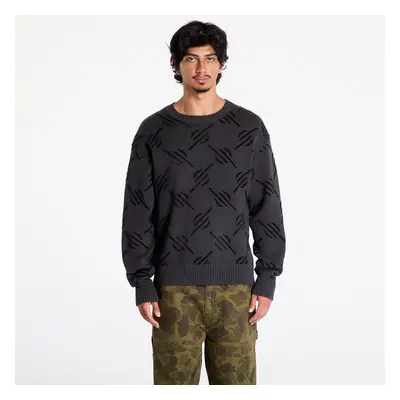 Pulóver Daily Paper Tevin Monogram Knit Sweater Black