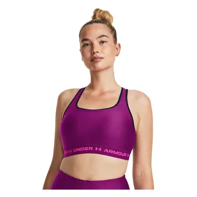 Melltartó Under Armour Crossback Mid Bra Mystic Magenta