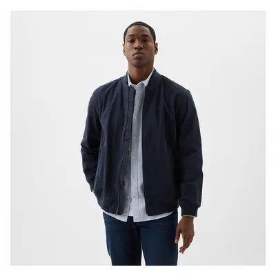 Kabát GAP Bomber Jacket New Classic Navy