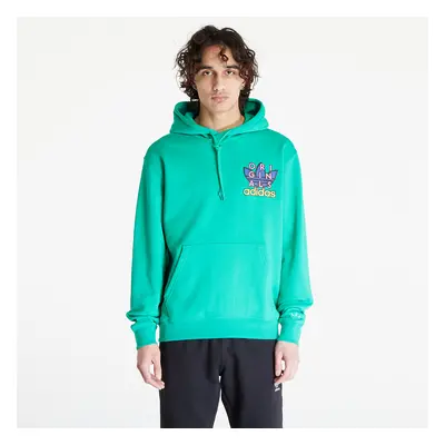 Pulóver adidas Originals Trefoil Hoodie Semi Screaming Green