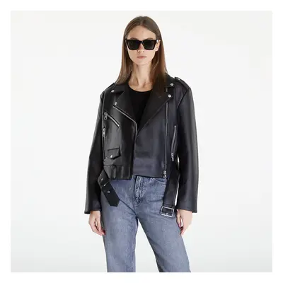 Kabát Calvin Klein Jeans Classic Faux Leather Black