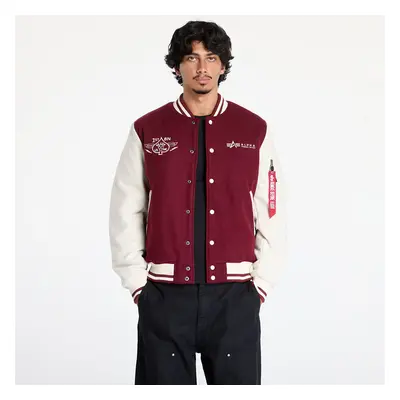 Kabát Alpha Industries Varsity Air Force Jacket Burgundy