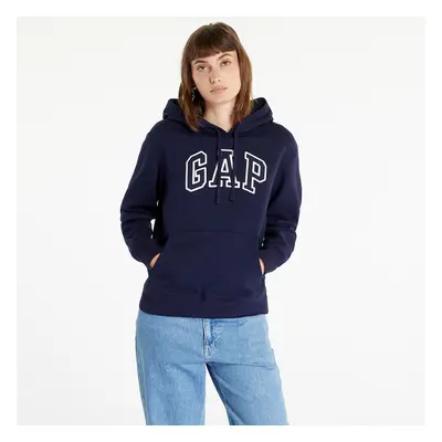 Pulóver GAP V-Gap Heritage Pullover Hoodie Navy Uniform