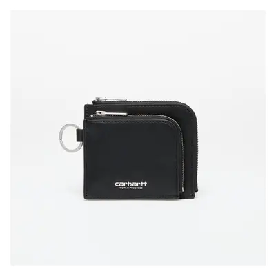 Carhartt WIP Double Vegas Zip Wallet Black/ Silver