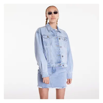 Kabát Urban Classics Ladies 80‘s Oversized Denim Jacket New Light Blue Washed