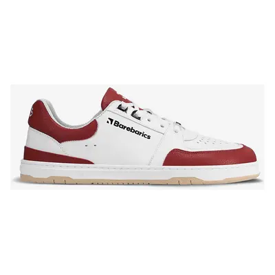 Sneakers Barebarics Wave White & Crimson Red