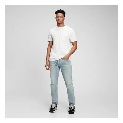 Nadrágok GAP Denim Pants Slim Light Wash