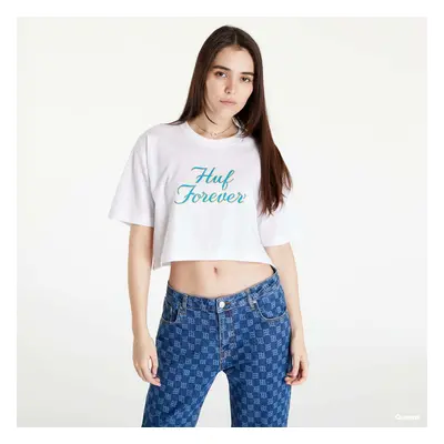 Póló HUF Forever S/S Crop Tee White