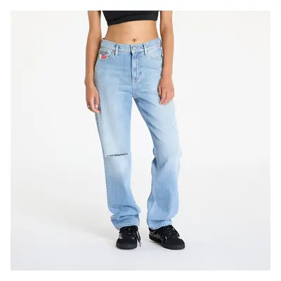 Nadrágok Tommy Jeans Izzie Hgh Slim Straight Jeans Denim